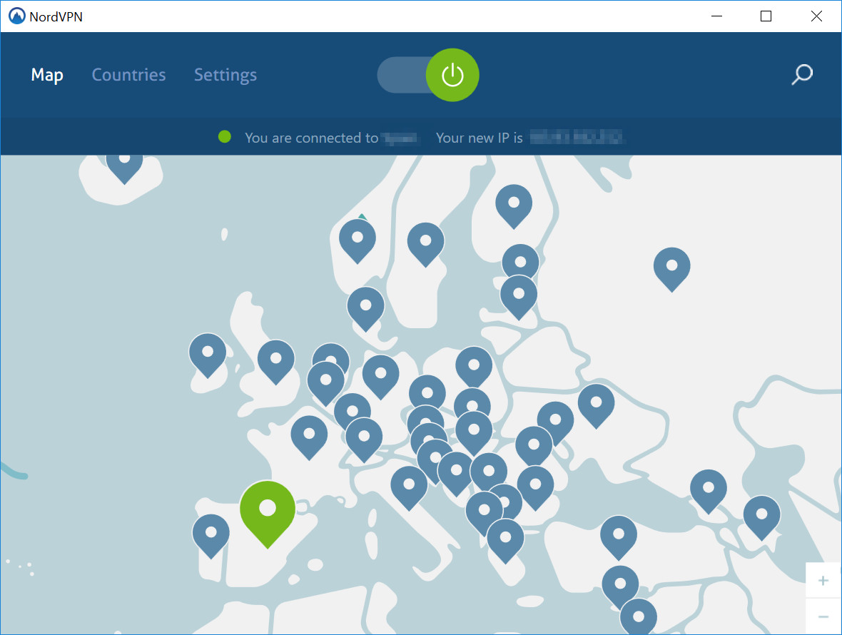 NordVPN serwery w Europie